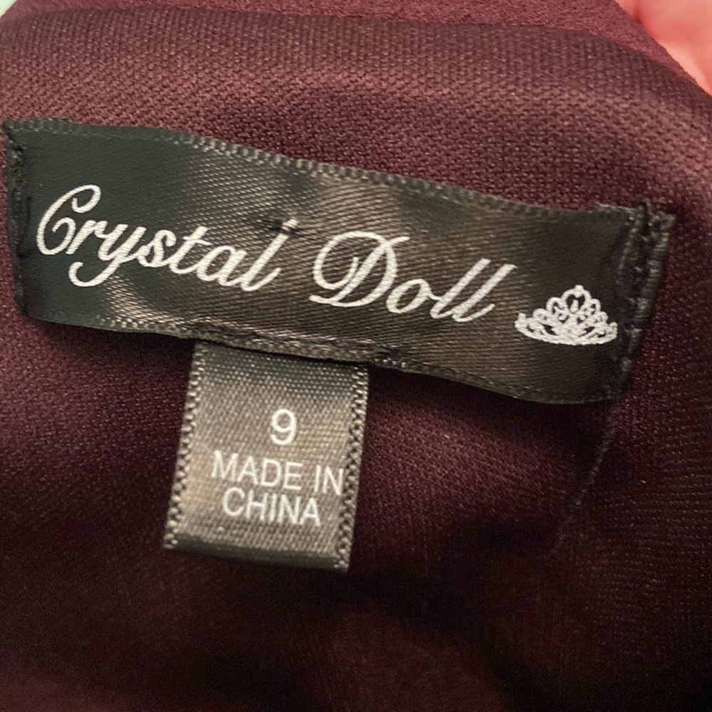 Women’s Burgundy Midi tank top dress - Picture 5 of 5